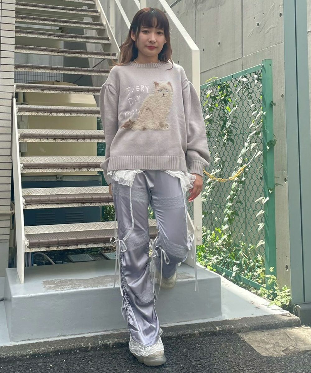 LINGERIE SATIN PANTS | Candy Stripper（キャンディ ストリッパー