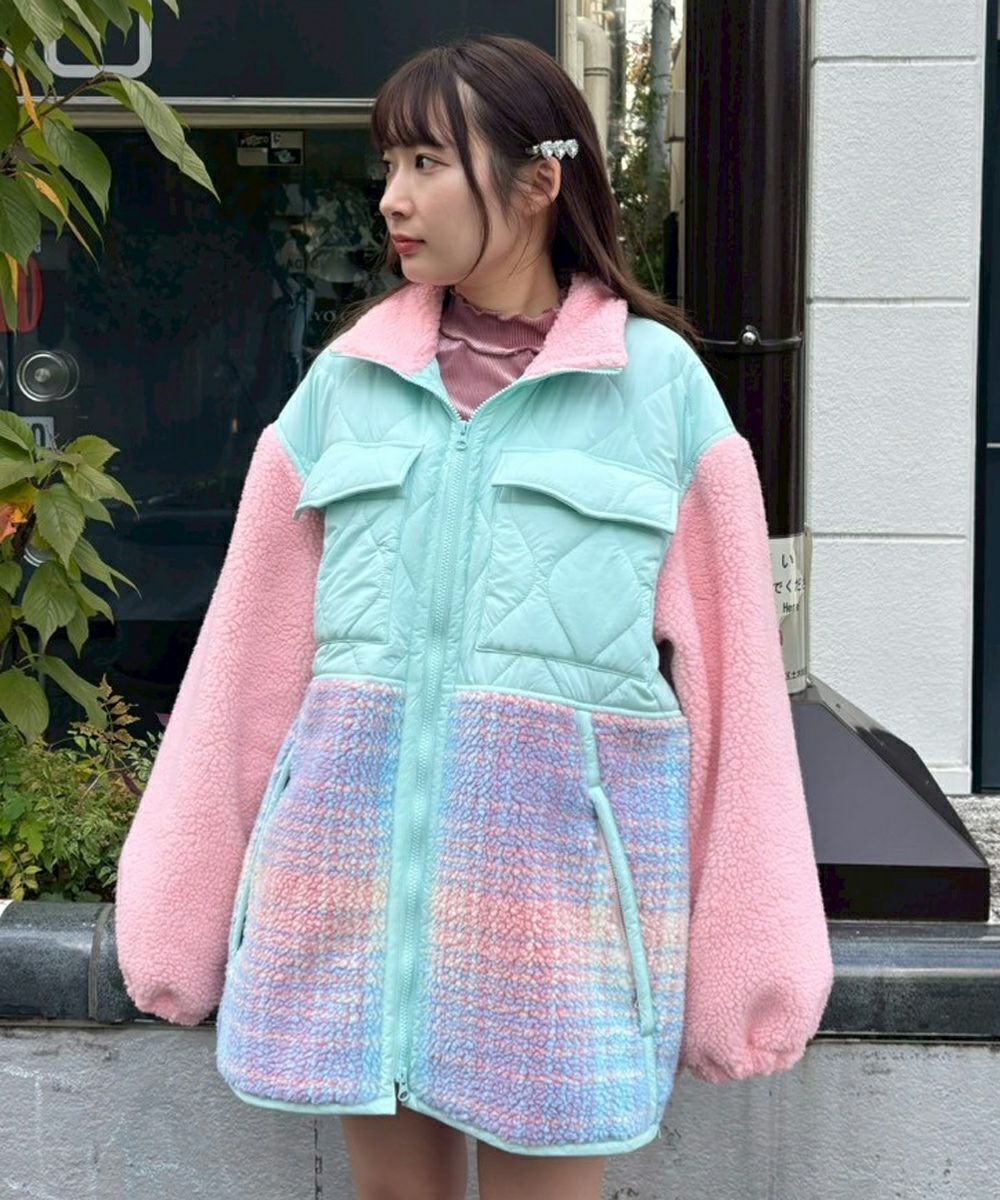 CandyStripper ボア Candy Stripper｜SWITCHED BOA JACKET | Rakuten Fashion(楽天