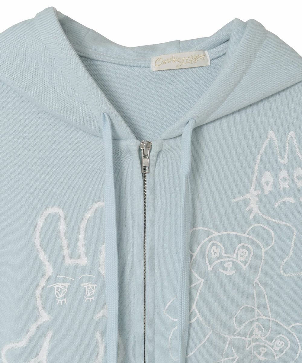 GRAFFITI PRINT HOODIE | Candy Stripper（キャンディ ストリッパー
