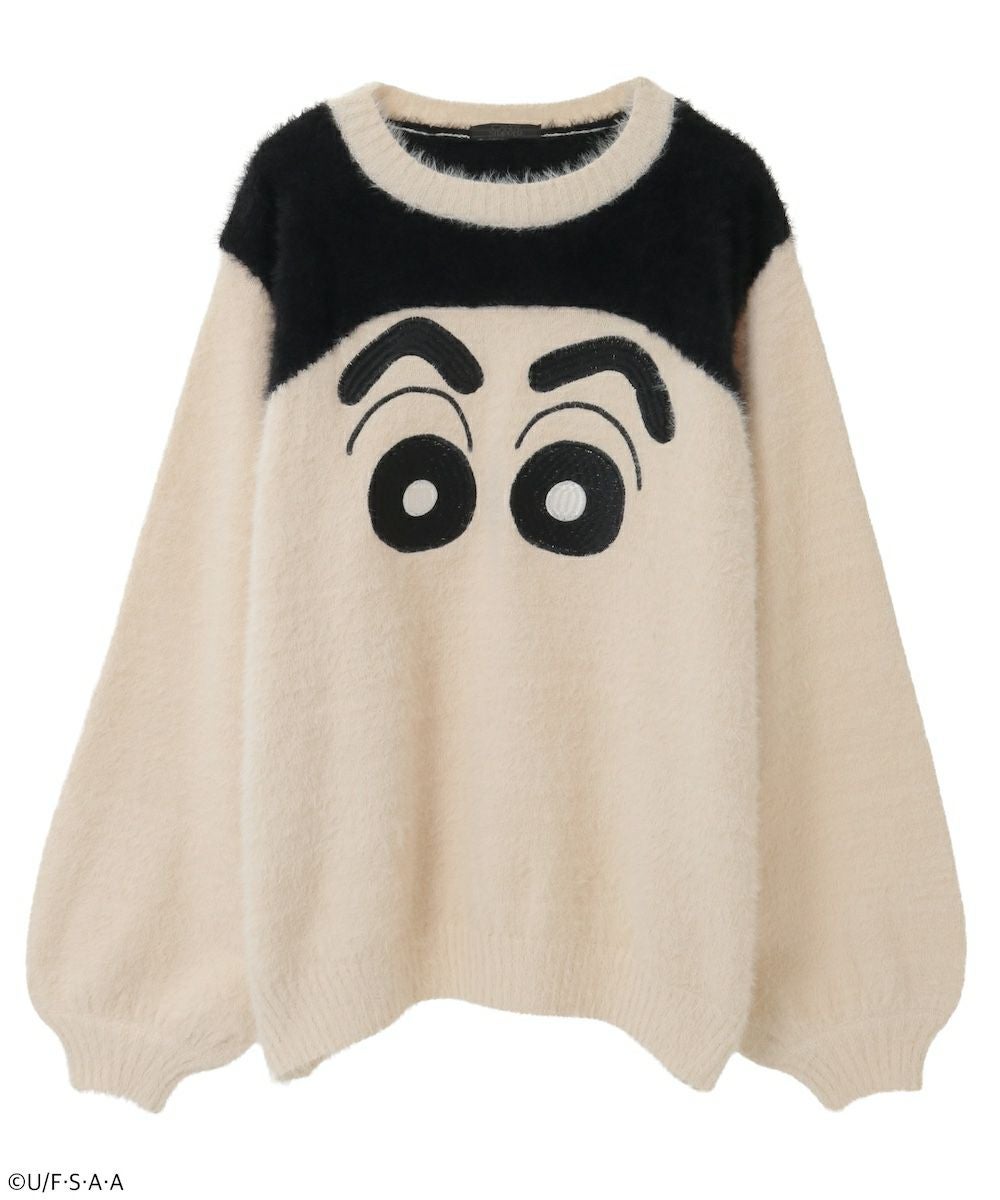 クレヨンしんちゃん】ふわふわ フェイス KNIT | Candy Stripper