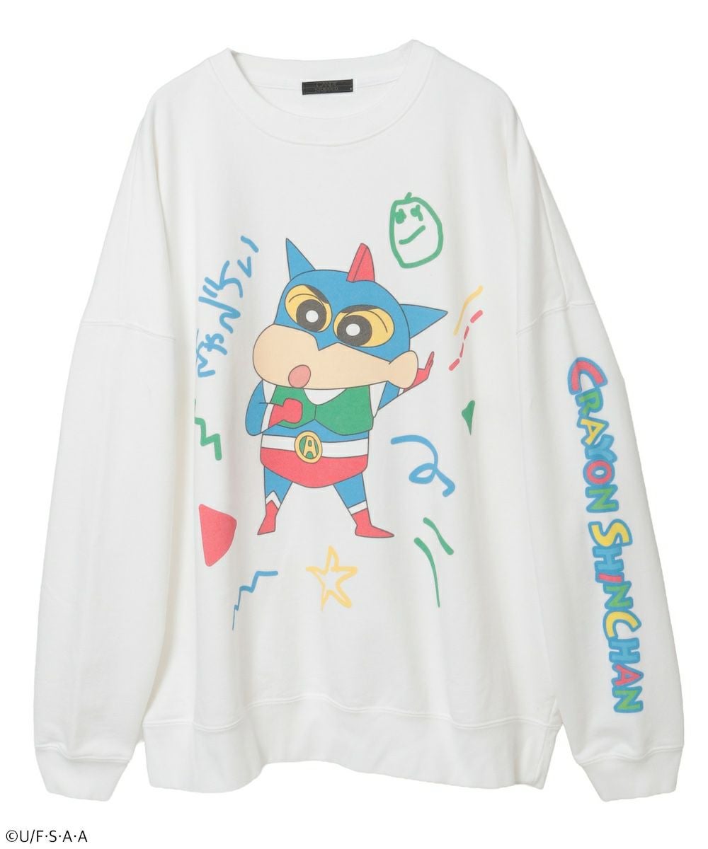 クレヨンしんちゃん】しんのすけ ラクガキ SWEAT | Candy Stripper