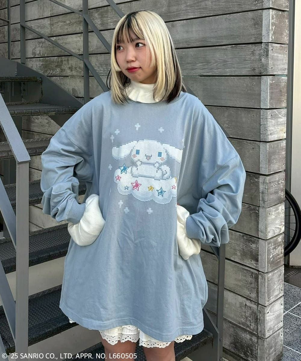 シナモン ワンピース CINNAMOROLL】FRIENDS SWEAT ONE-PIECE | Candy Stripper（キャンディ