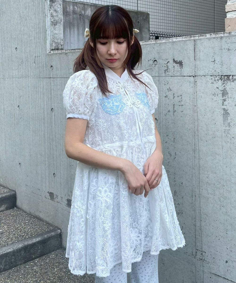 CandyStripper☆ハーネス付ベビーピンクチュールワンピース♡新品タグ付 Candy Stripper（キャンディストリッパー）の「FASCINATION TULLE