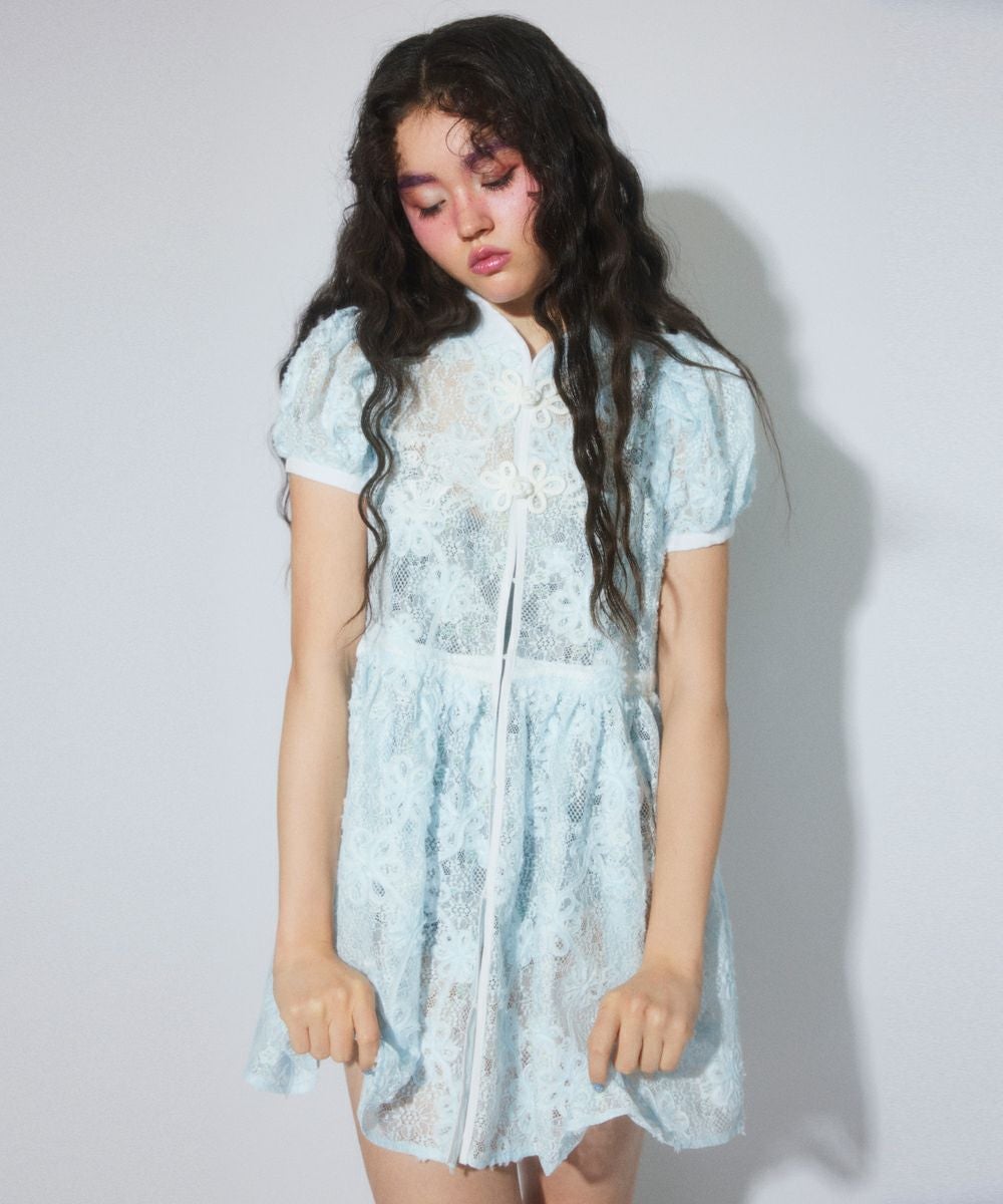 LACY CHINA MINI ONE-PIECE | Candy Stripper（キャンディ