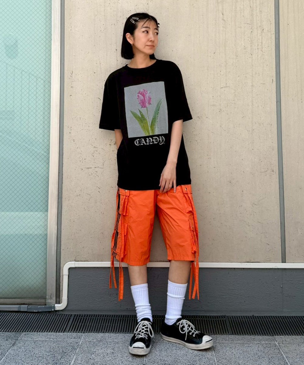 8 POCKETS NYLON HALF PANTS | Candy Stripper（キャンディ