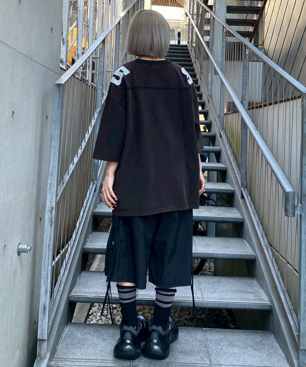 8 POCKETS NYLON HALF PANTS | Candy Stripper（キャンディ