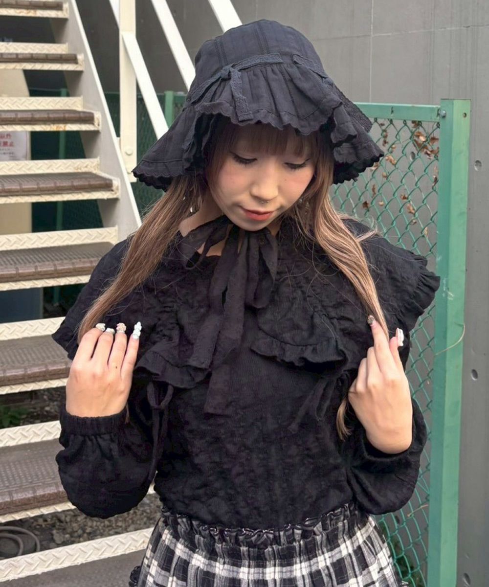 BABY FRILL HAT | Candy Stripper（キャンディ ストリッパー