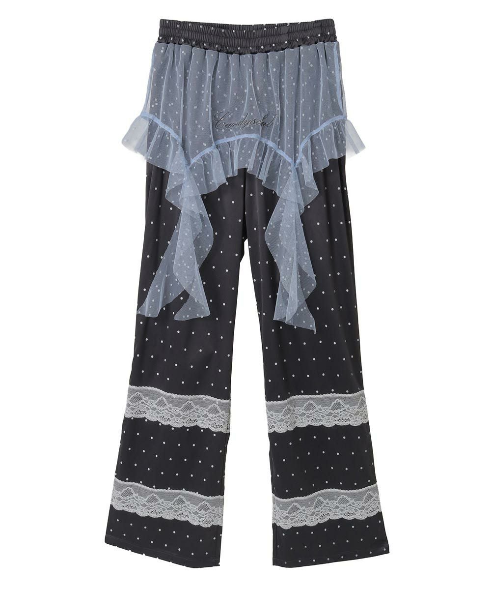 DECORATE RIBBON FLARE PANTS | Candy Stripper（キャンディ