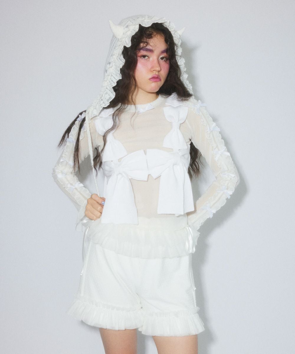 TULLE FRILL SHORTS | Candy Stripper（キャンディ ストリッパー