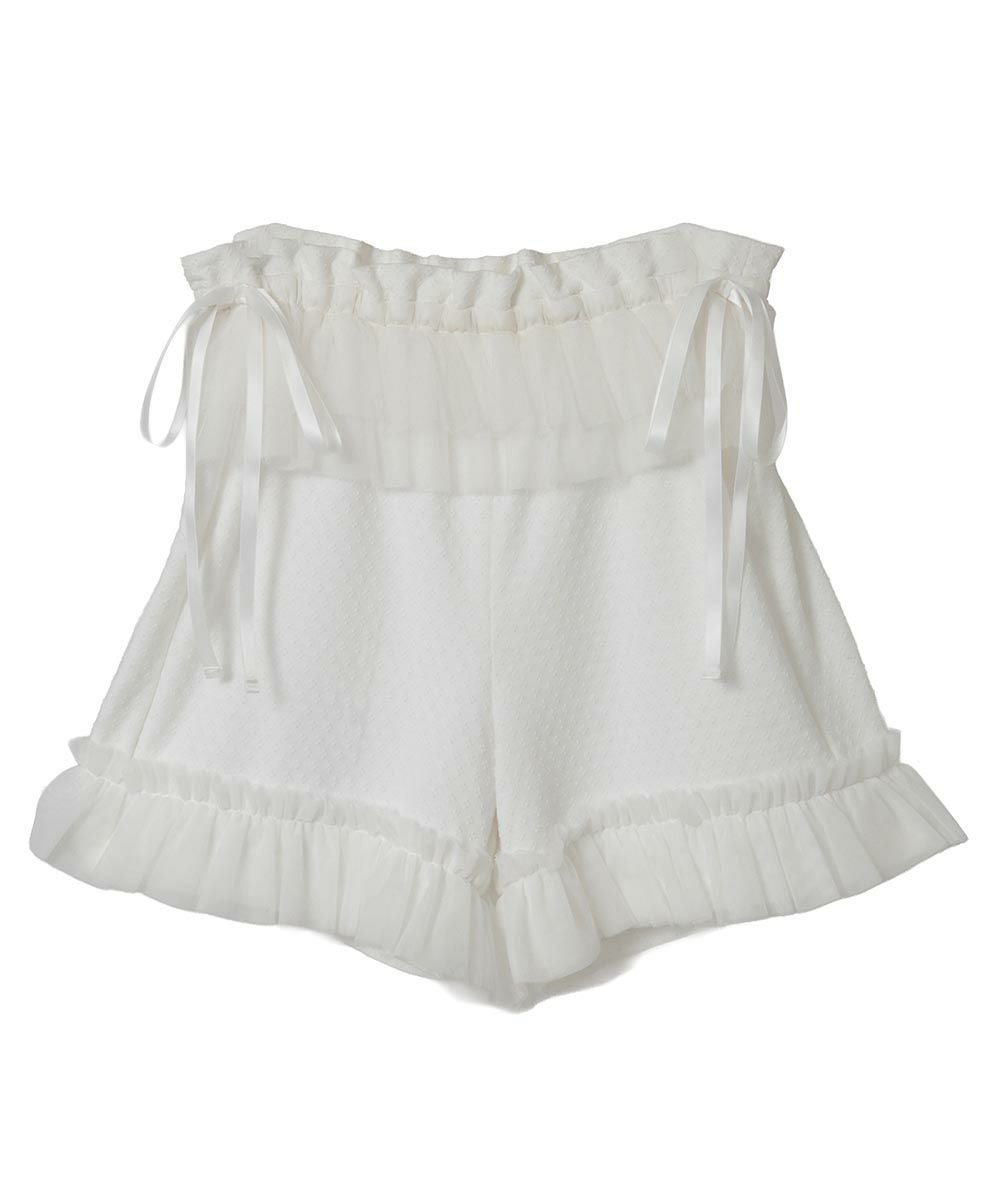 TULLE FRILL SHORTS | Candy Stripper（キャンディ ストリッパー
