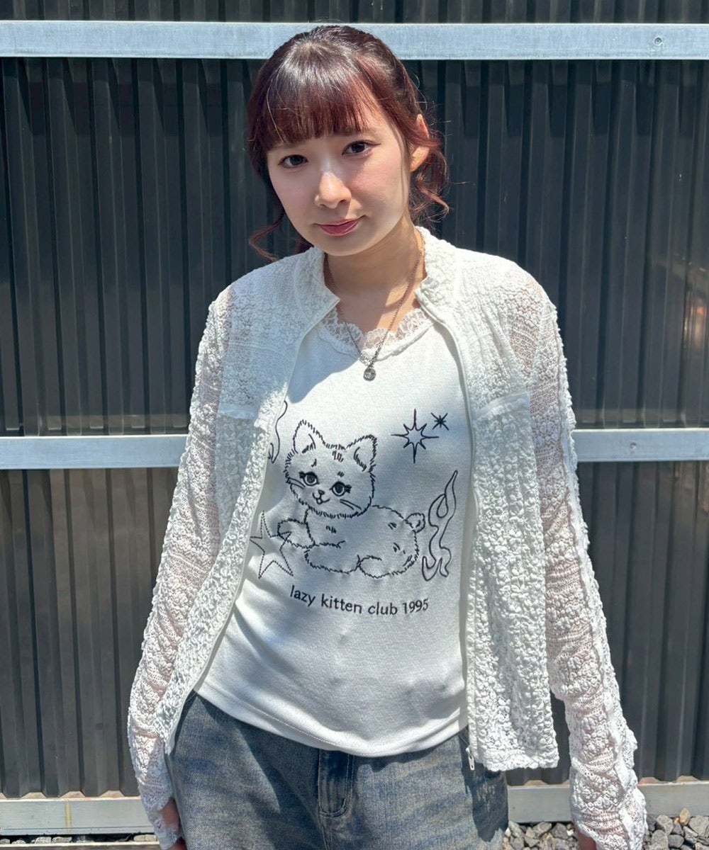 LAZY KKITTEN TANKTOP | Candy Stripper（キャンディ ストリッパー