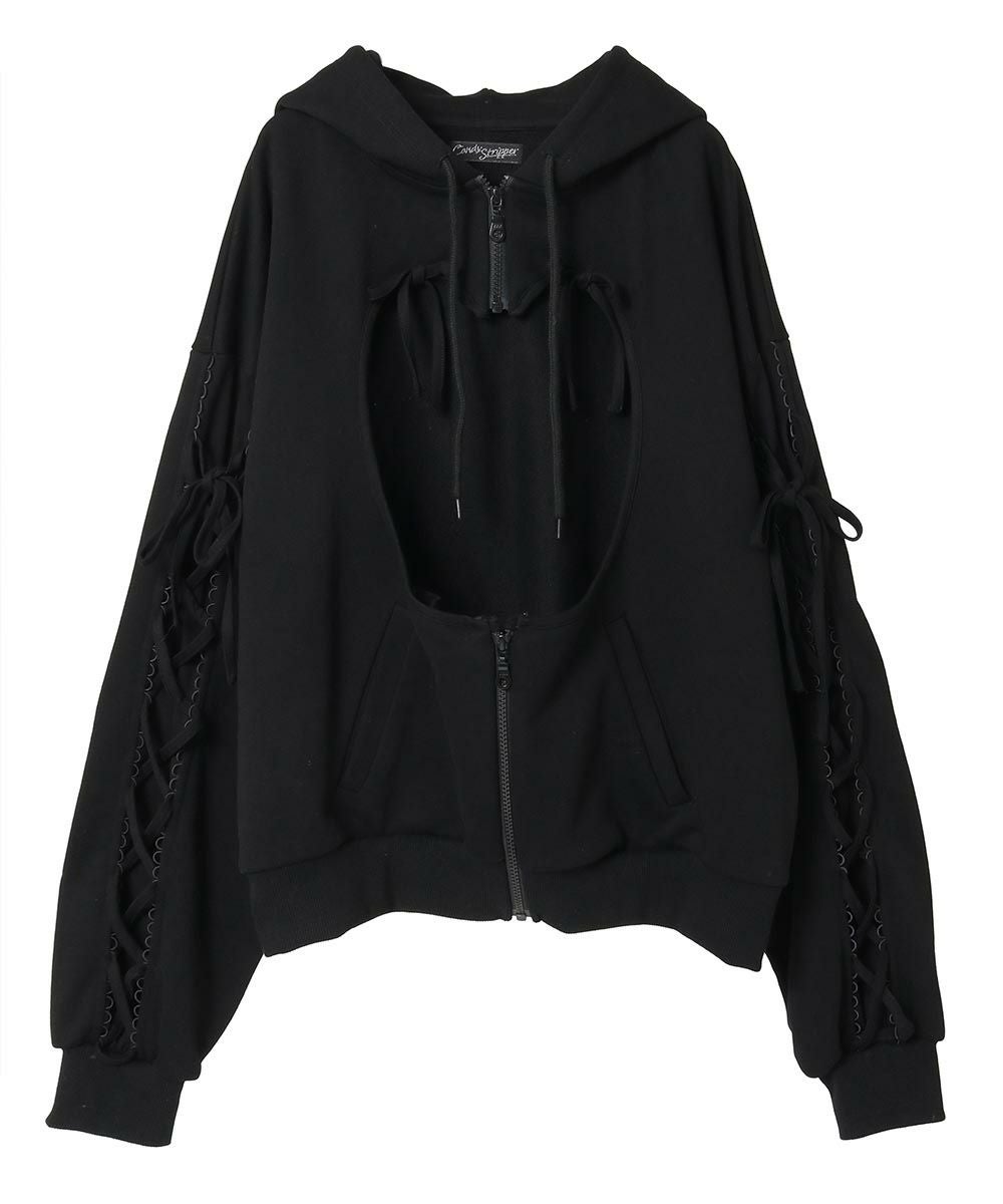 HEART HOLE HOODIE | Candy Stripper（キャンディ ストリッパー