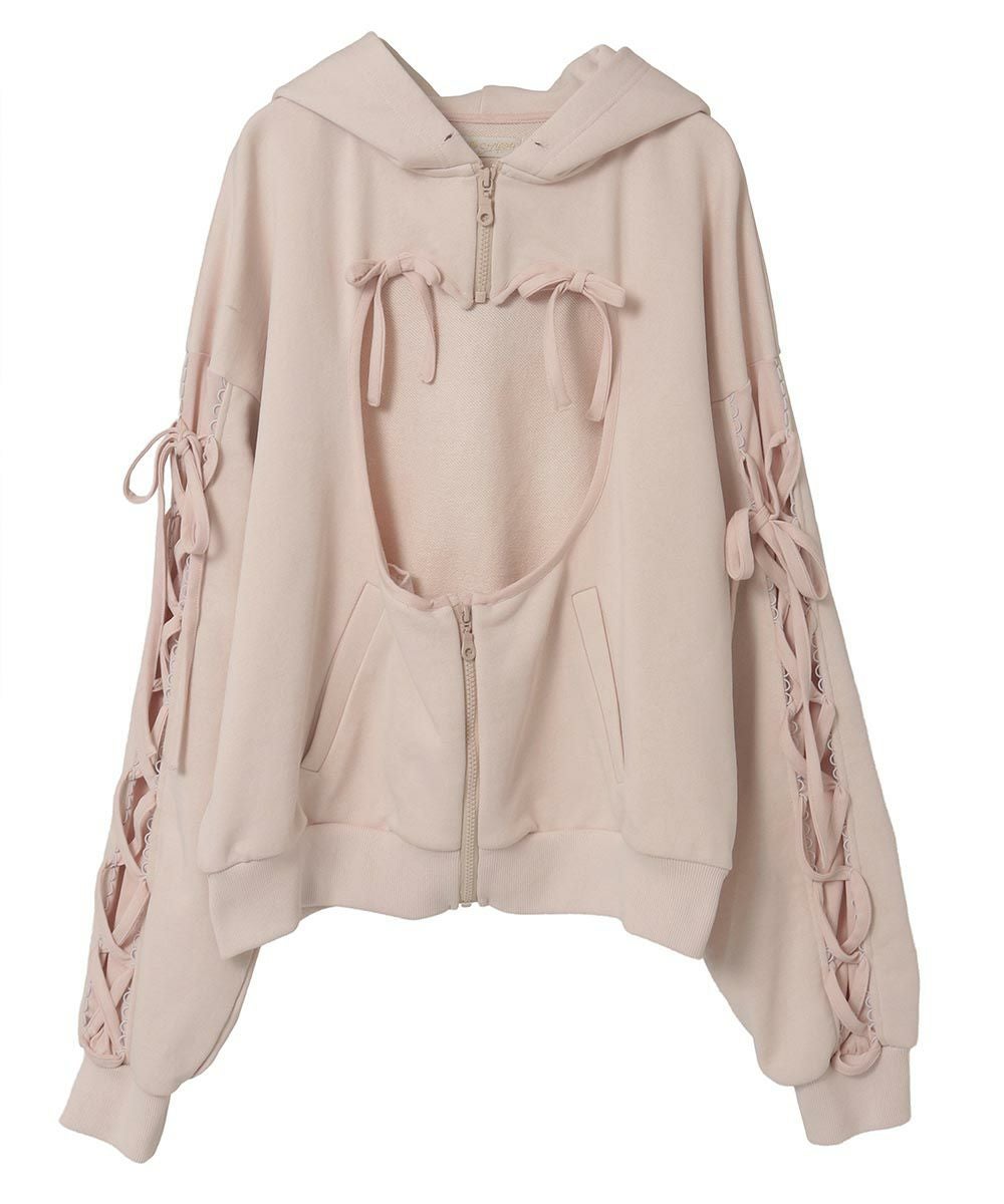 HEART HOLE HOODIE | Candy Stripper（キャンディ ストリッパー