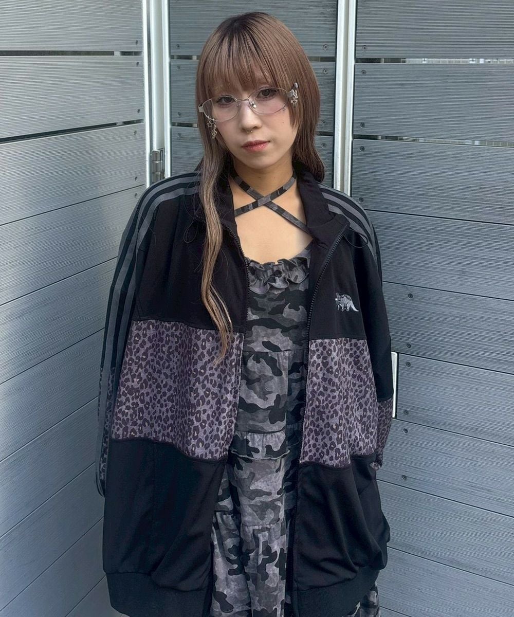 BRAVE DINOSAUR JERSEY BLOUSON | Candy Stripper（キャンディ