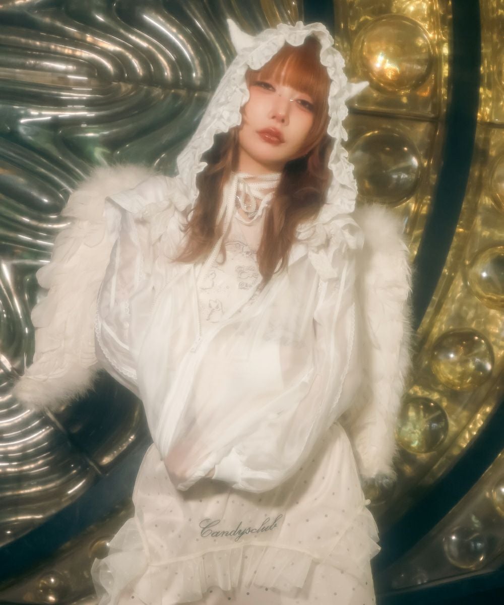 SHEER SAILOR BLOUSON | Candy Stripper（キャンディ ストリッパー