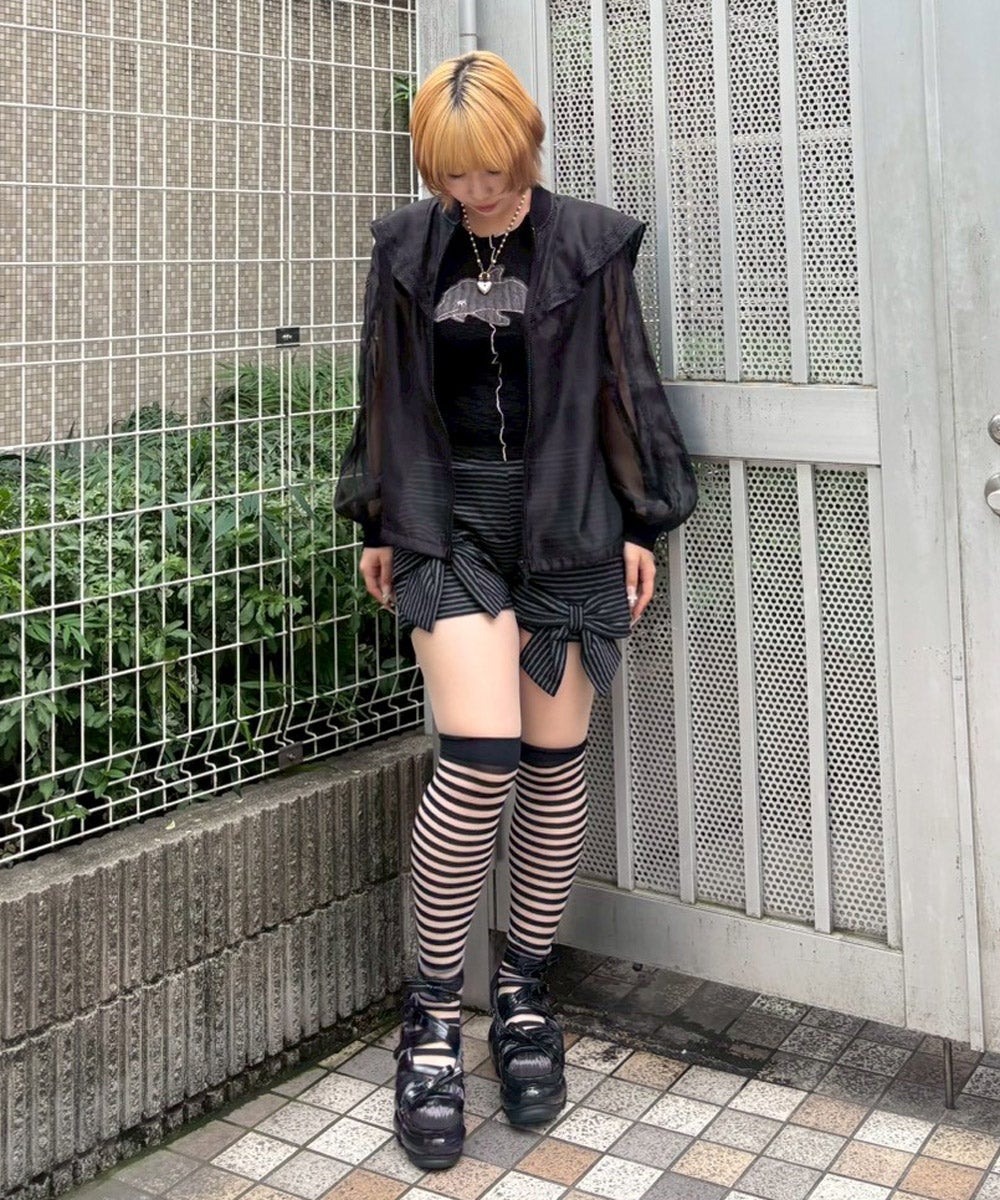SHEER SAILOR BLOUSON | Candy Stripper（キャンディ ストリッパー