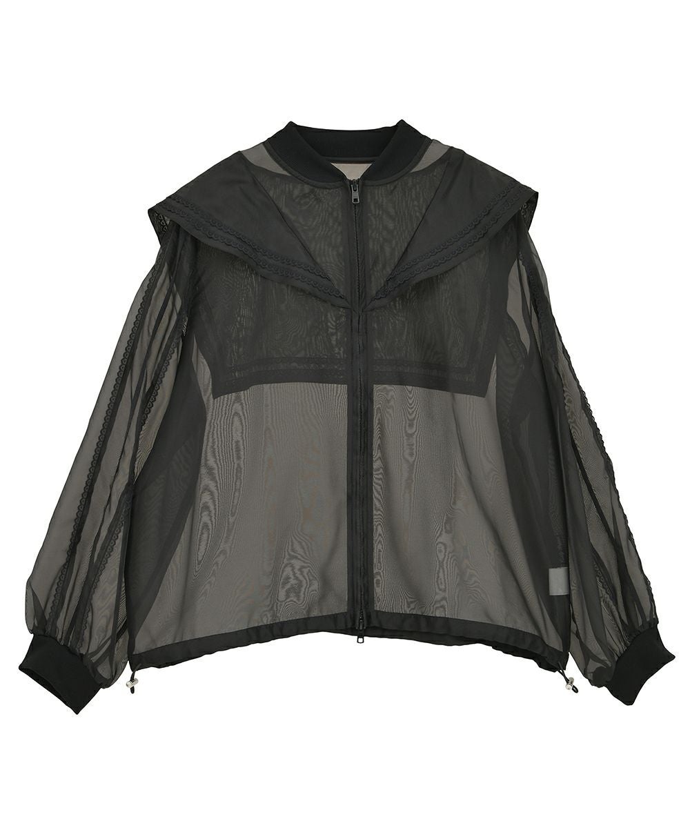SHEER SAILOR BLOUSON | Candy Stripper(キャンディ ストリッパー SHEER SAILOR BLOUSON | Candy Stripper(キャンディ ストリッパー
