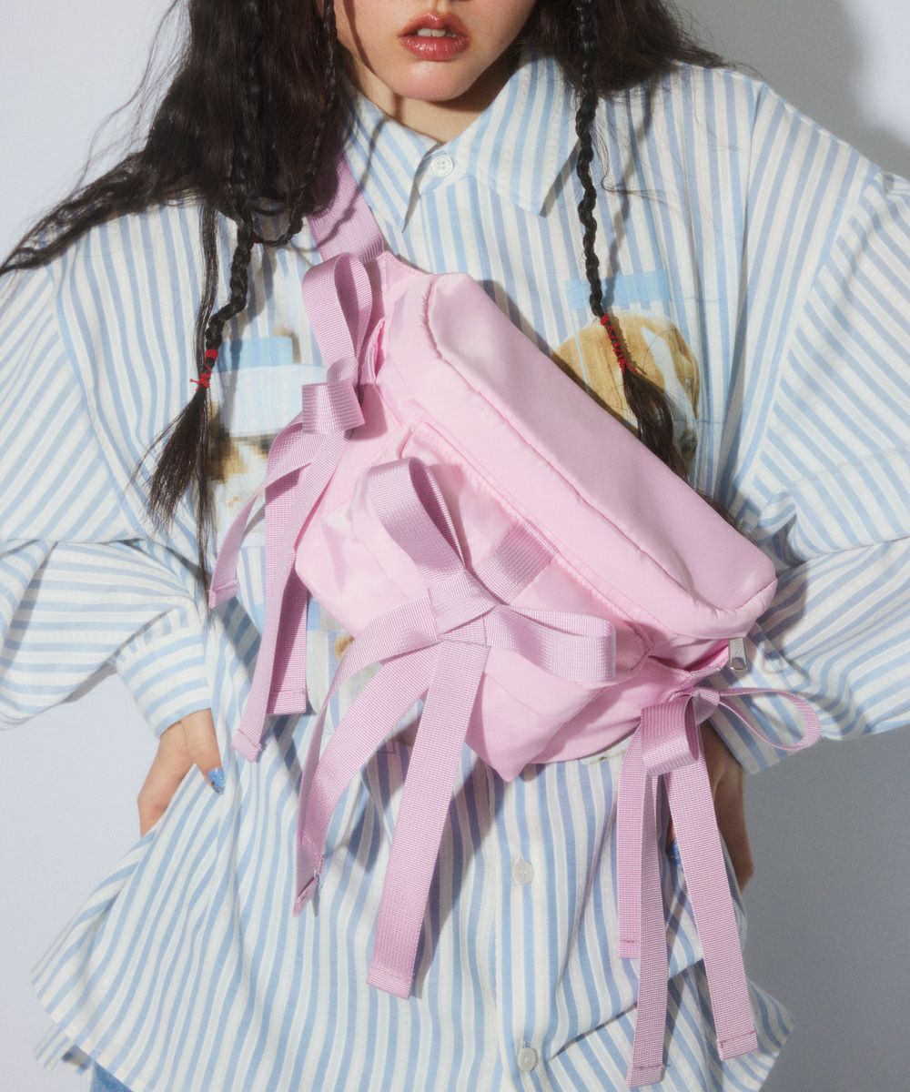 FANCY RIBBON WAIST BAG | Candy Stripper（キャンディ ストリッパー