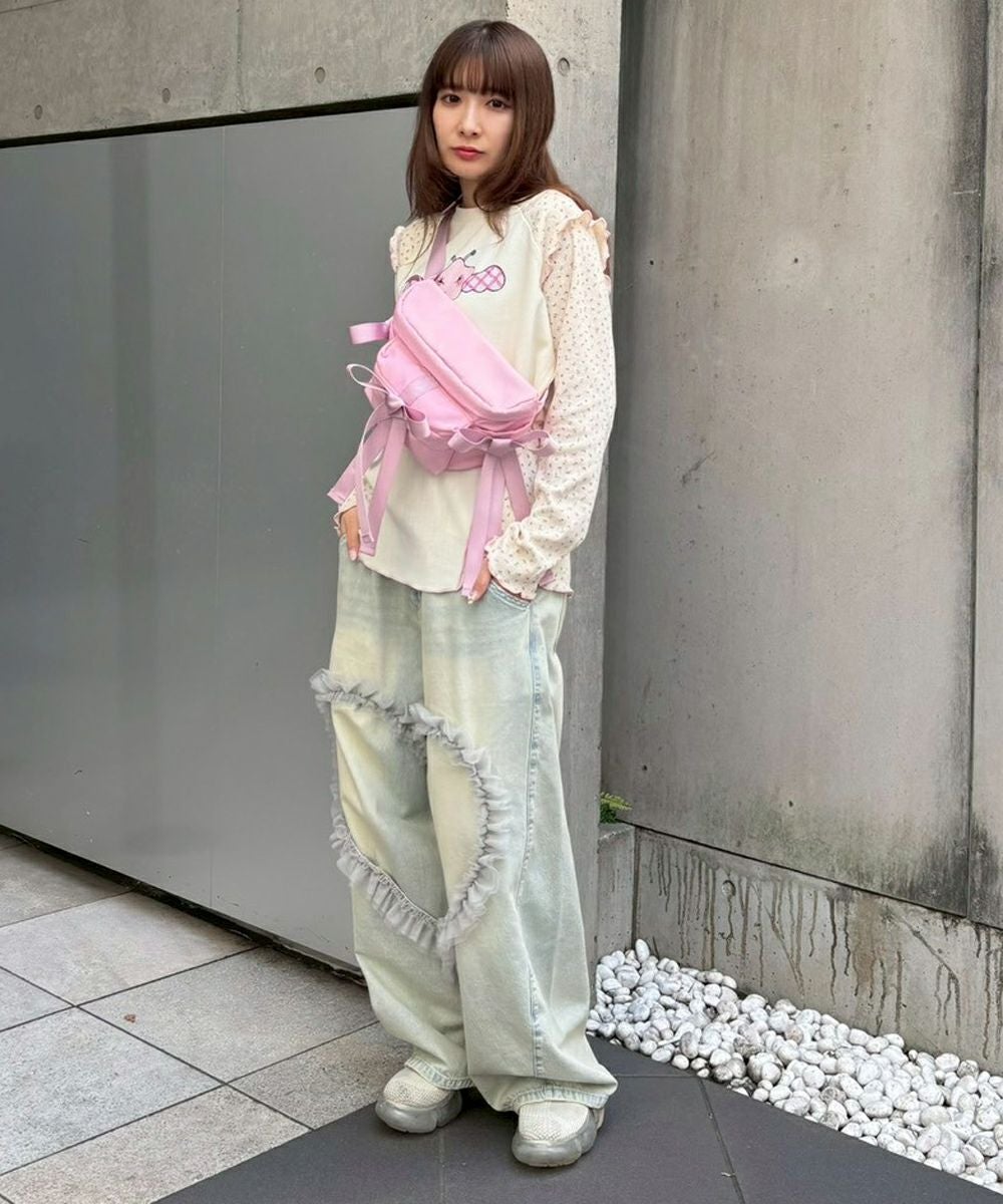 FANCY RIBBON WAIST BAG | Candy Stripper（キャンディ ストリッパー