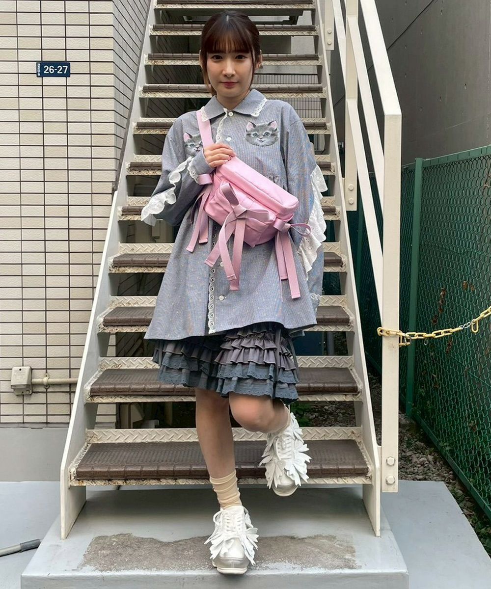 FANCY RIBBON WAIST BAG | Candy Stripper（キャンディ ストリッパー