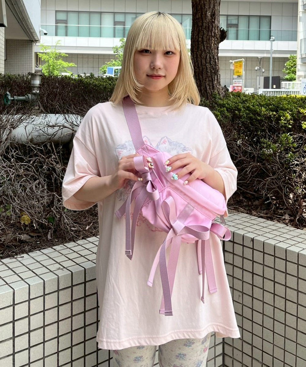 FANCY RIBBON WAIST BAG | Candy Stripper（キャンディ ストリッパー