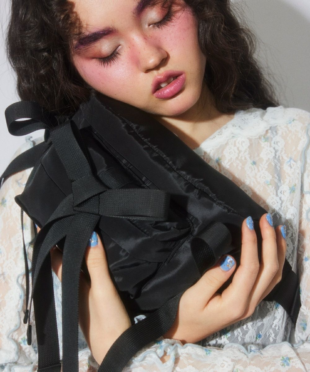 FANCY RIBBON WAIST BAG | Candy Stripper（キャンディ ストリッパー