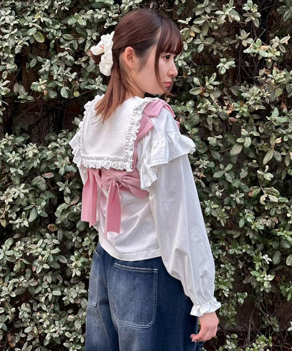 FRILL COLLAR TOPS | Candy Stripper（キャンディ ストリッパー