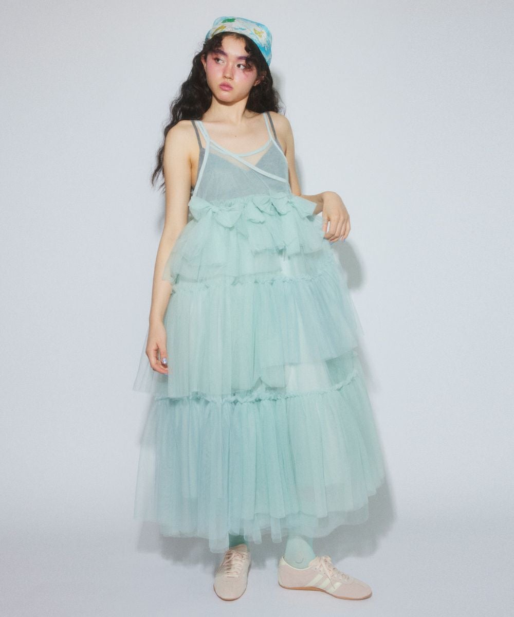 CANDY STRIPPER ANGELIC RIBBON ブラウス RIBBON TULLE BLOUSE | Candy Stripper（キャンディ ストリッパー