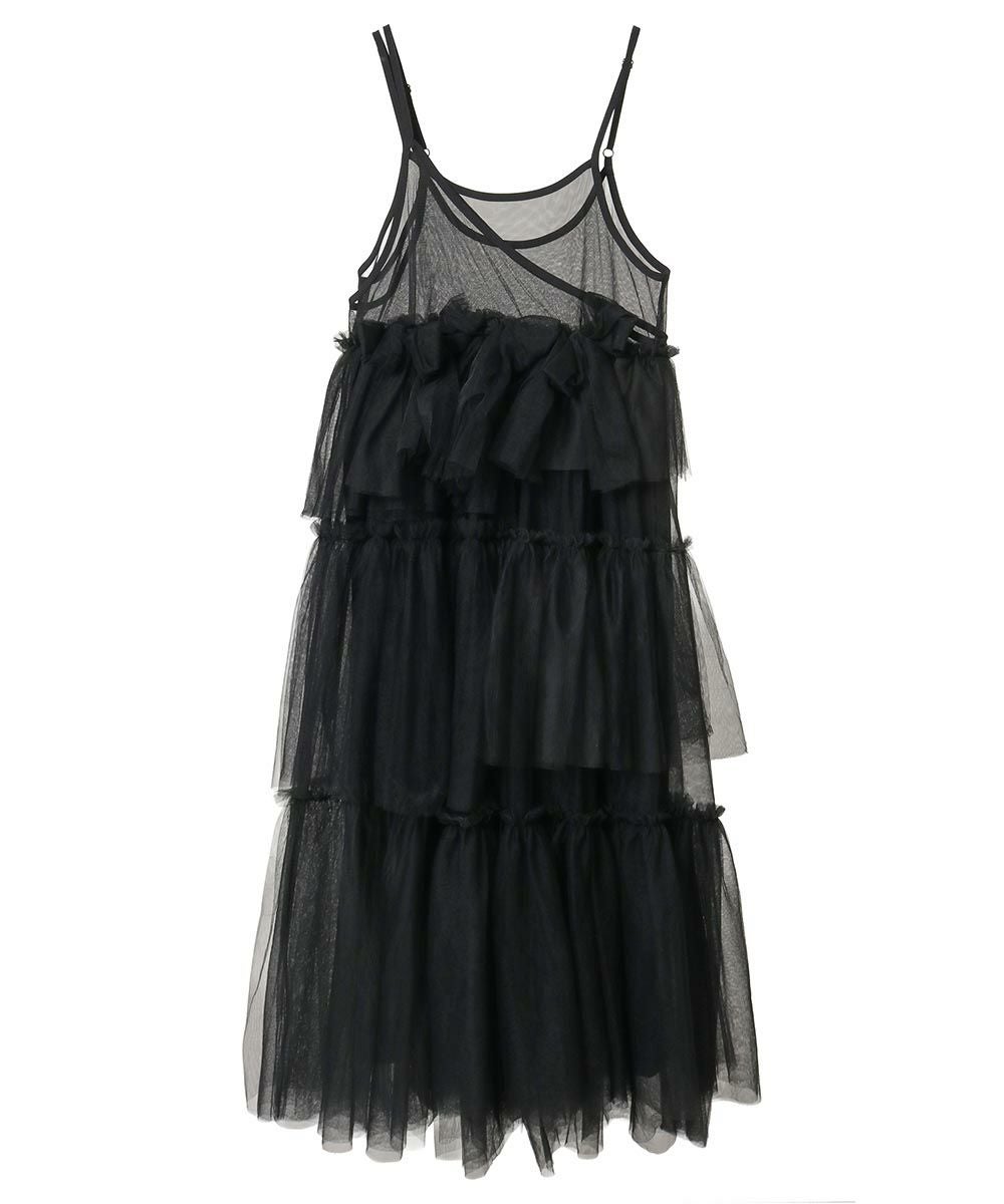 RIBBON RIBBON TULLE ONE-PIECE | Candy Stripper（キャンディ