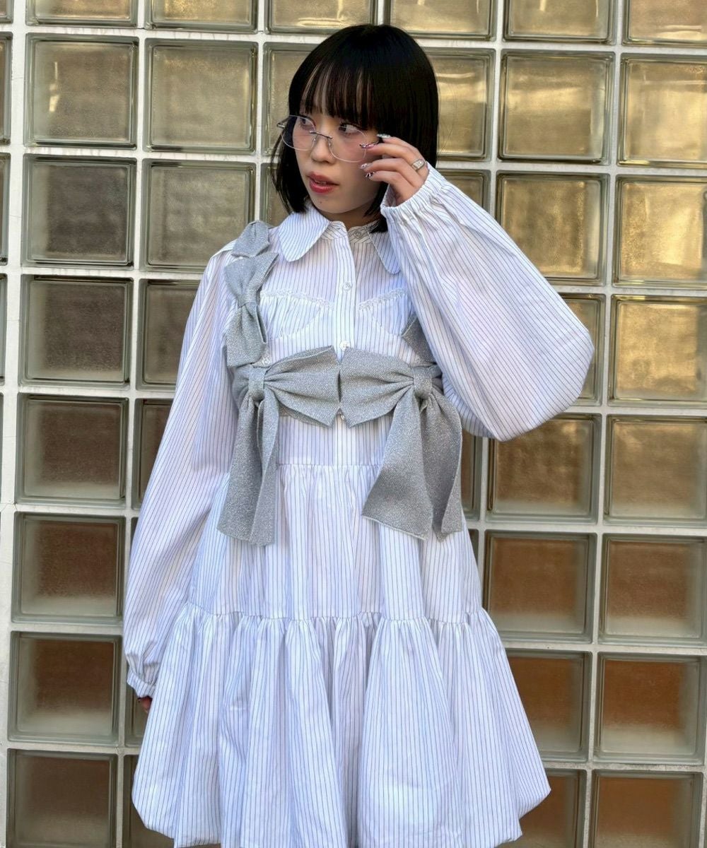 STRIPE BUSTIER DRESS | Candy Stripper（キャンディ ストリッパー