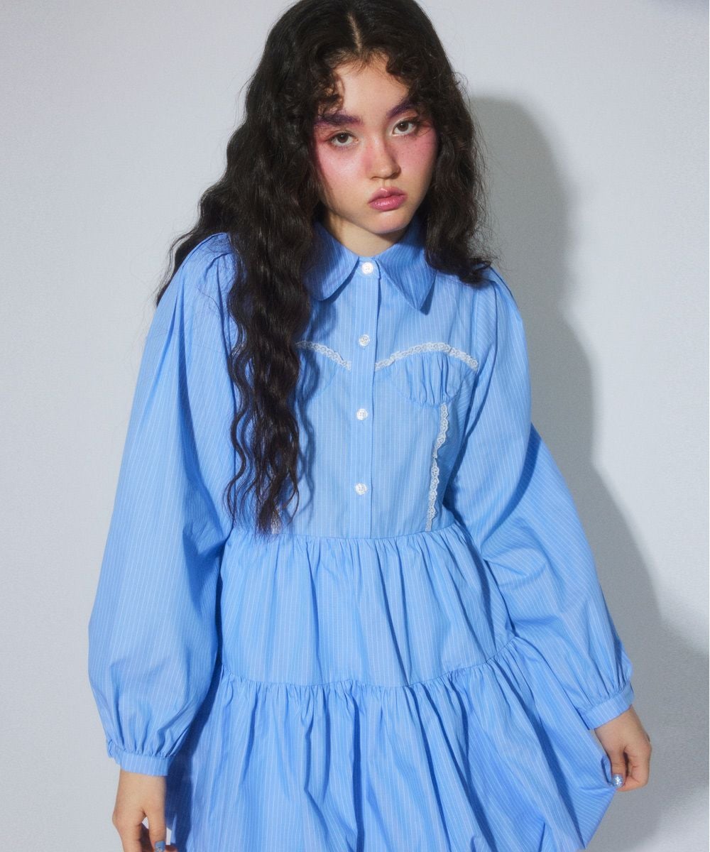STRIPE BUSTIER DRESS | Candy Stripper（キャンディ ストリッパー