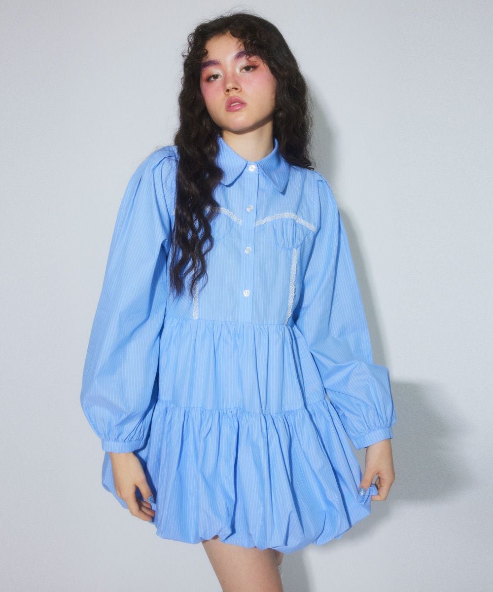 STRIPE BUSTIER DRESS | Candy Stripper（キャンディ ストリッパー