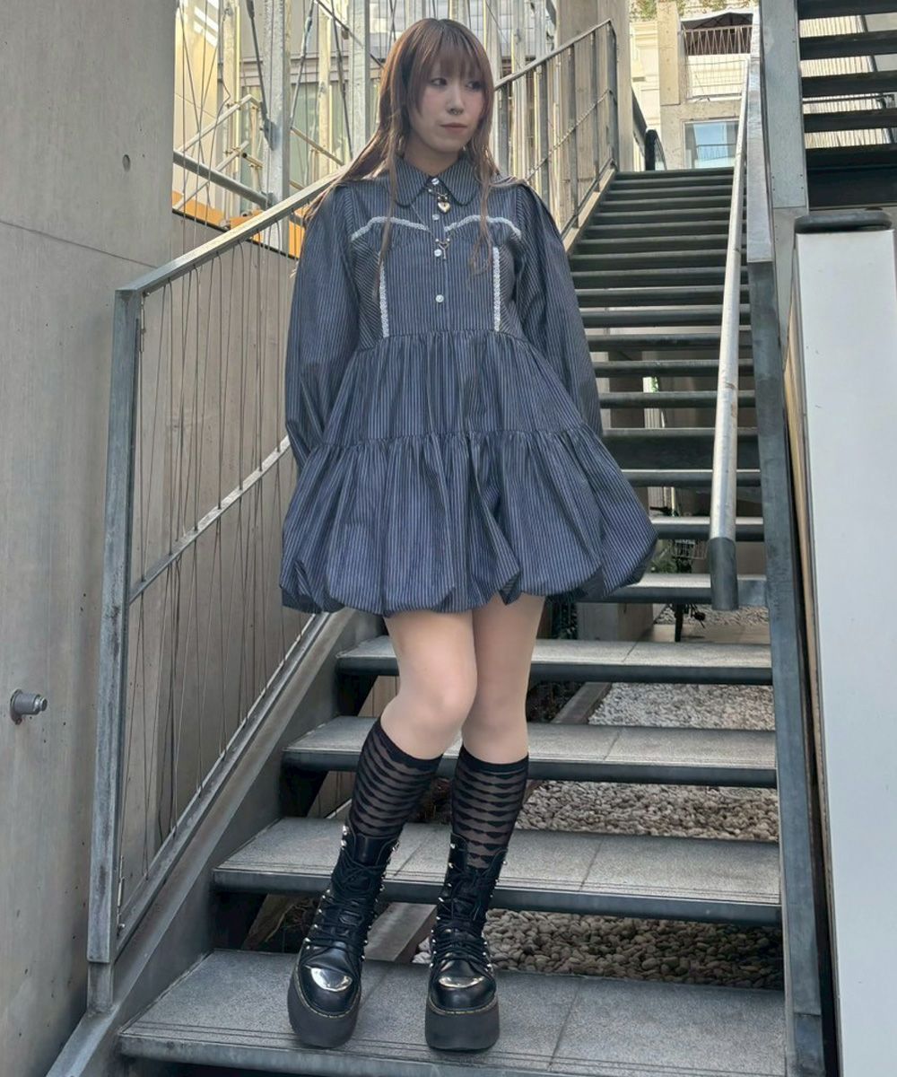 キャンディストリッパー BUSTIER TIERED ドレス Candy Stripper（キャンディーストリッパー） ワンピース GARDEN