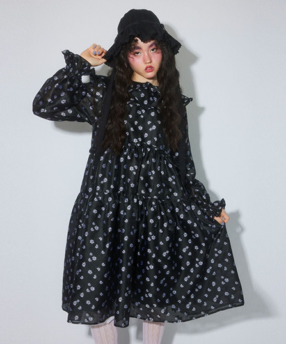 JACQUARD SAILOR ONE-PIECE | Candy Stripper（キャンディ