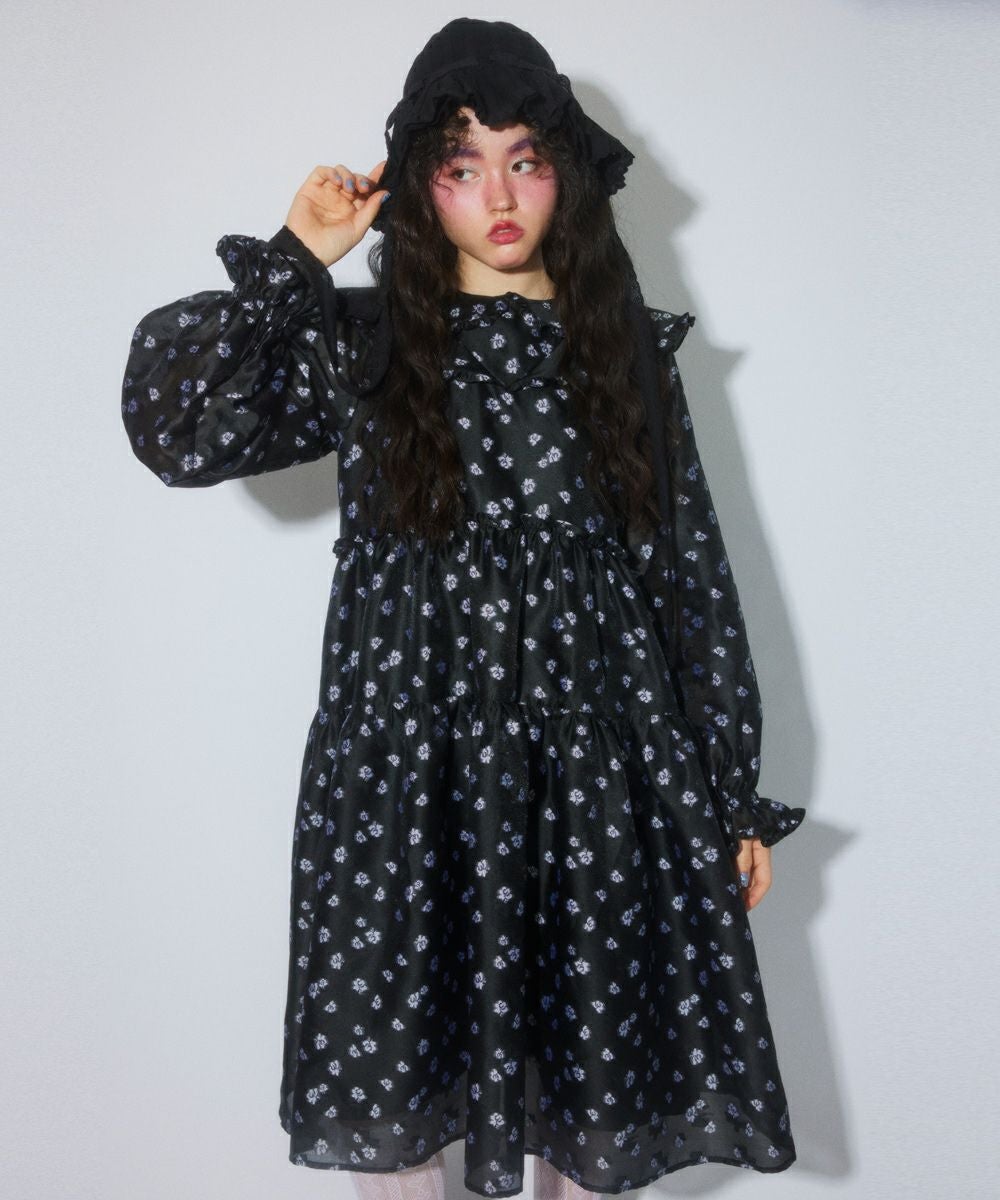JACQUARD SAILOR ONE-PIECE | Candy Stripper（キャンディ