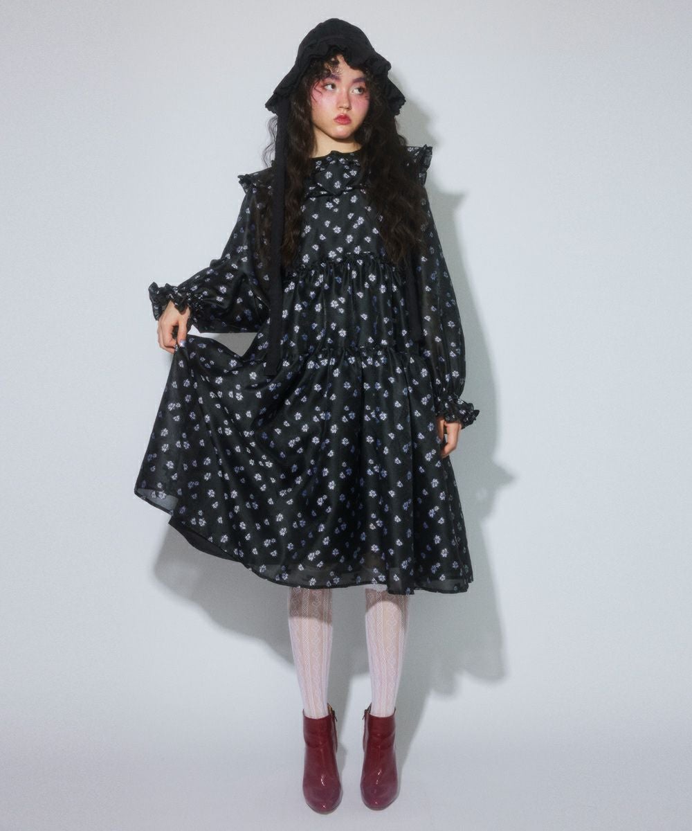 JACQUARD SAILOR ONE-PIECE | Candy Stripper（キャンディ