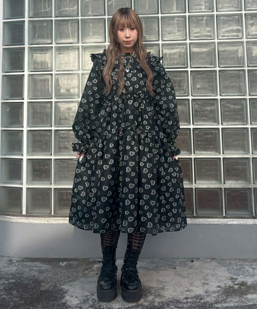 JACQUARD SAILOR ONE-PIECE | Candy Stripper（キャンディ