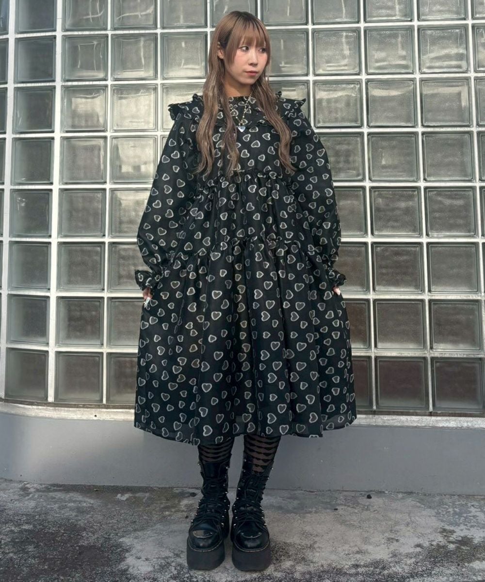 JACQUARD SAILOR ONE-PIECE | Candy Stripper（キャンディ