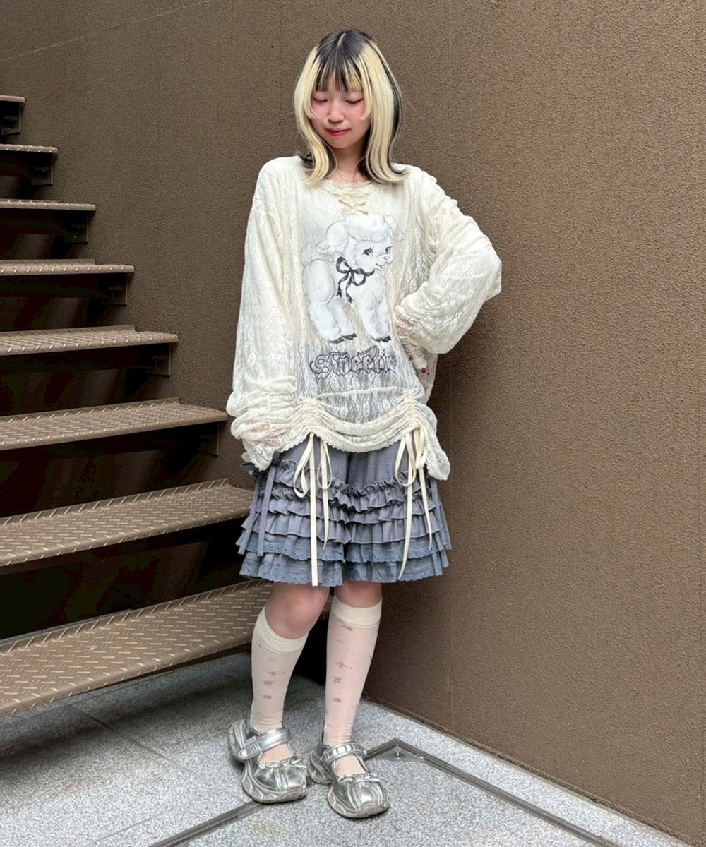 SHORT FRILL PANTS | Candy Stripper（キャンディ ストリッパー