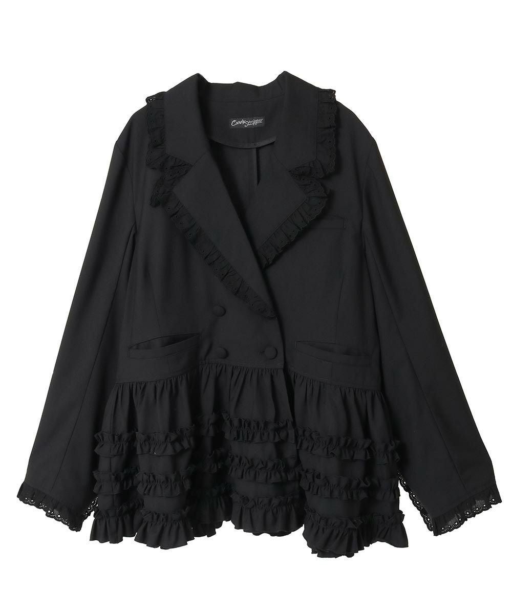 PEPLUM FRILL JACKET | Candy Stripper（キャンディ ストリッパー