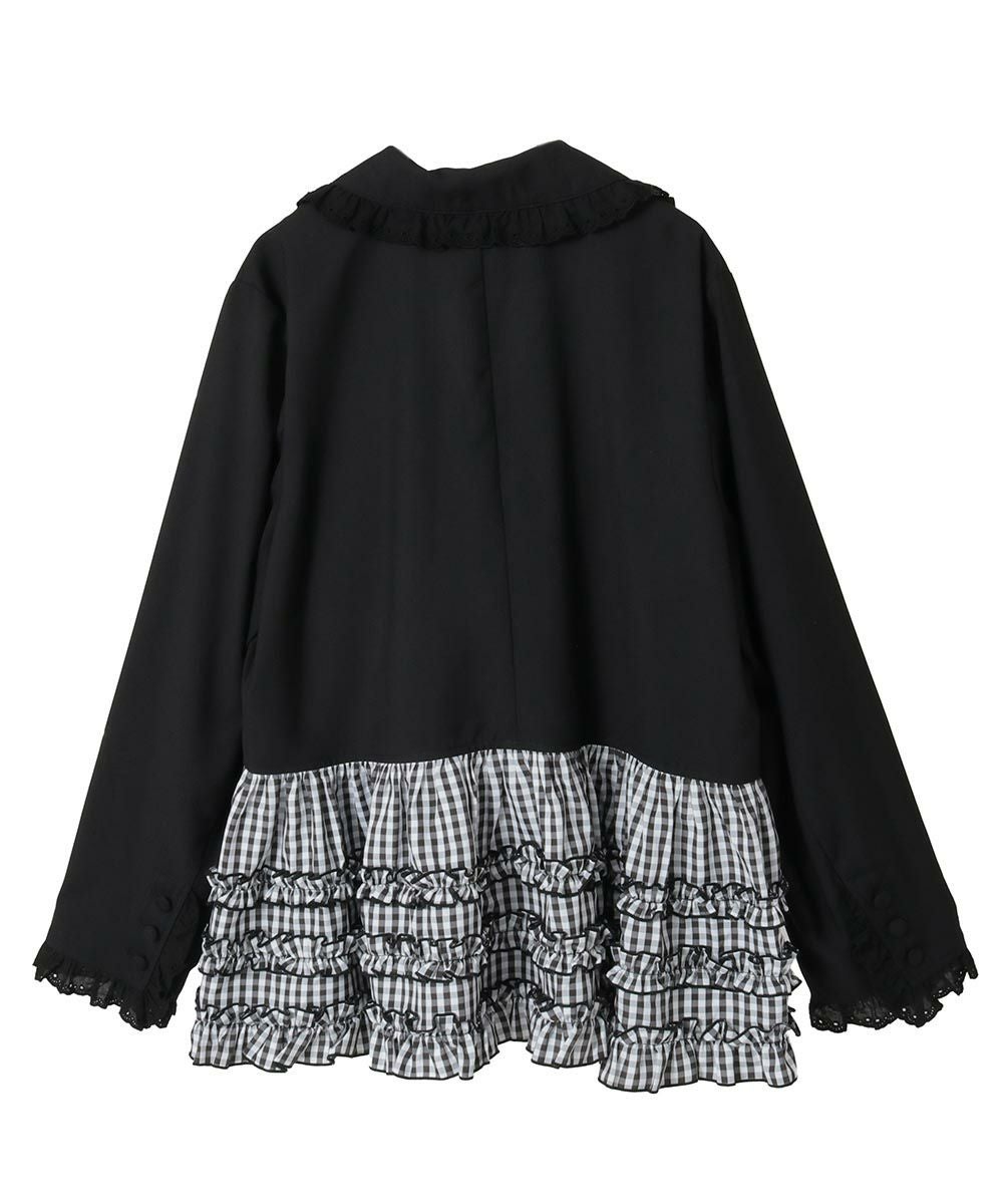PEPLUM FRILL JACKET | Candy Stripper（キャンディ ストリッパー