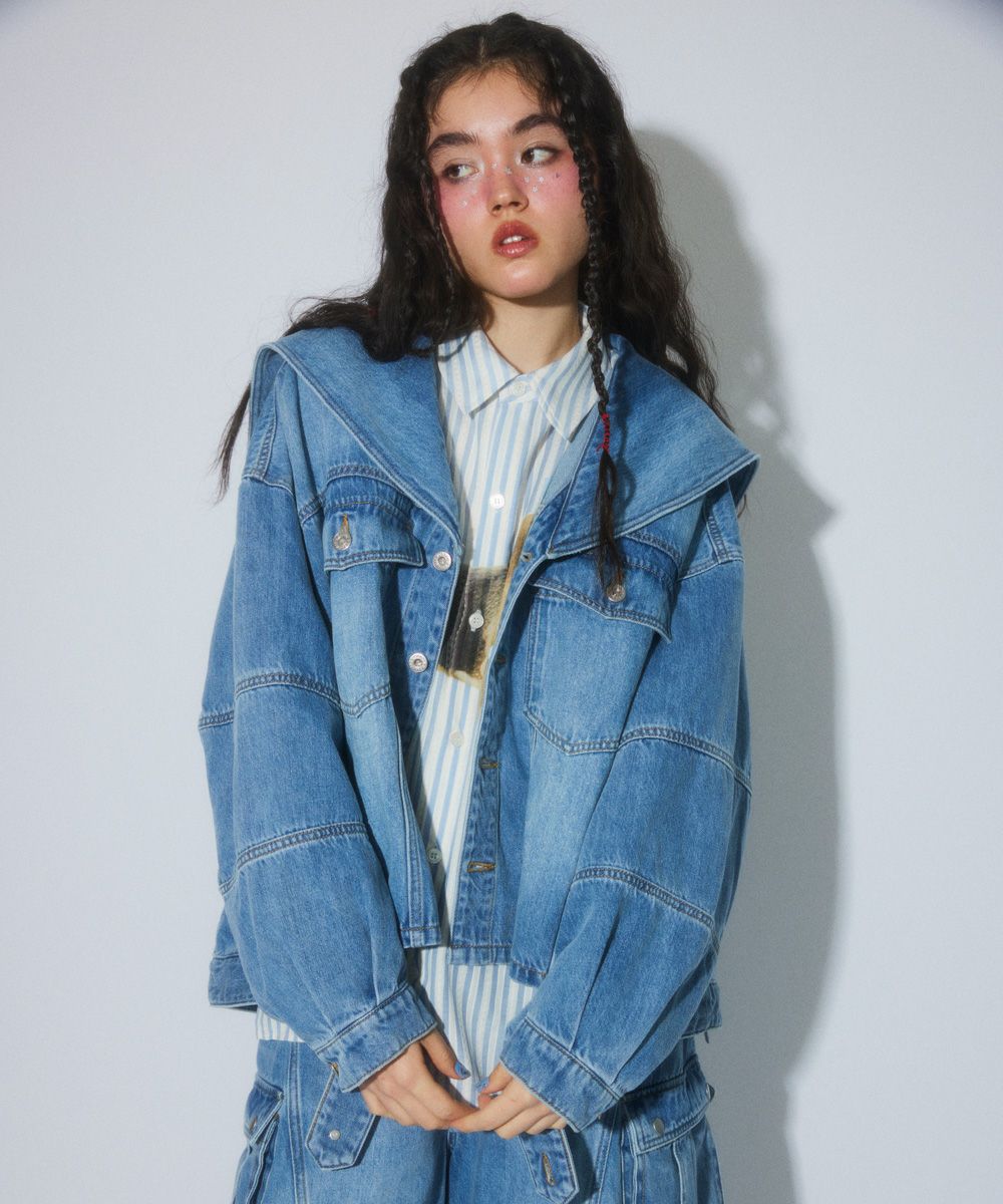 SAILOR DENIM JACKET | Candy Stripper（キャンディ ストリッパー