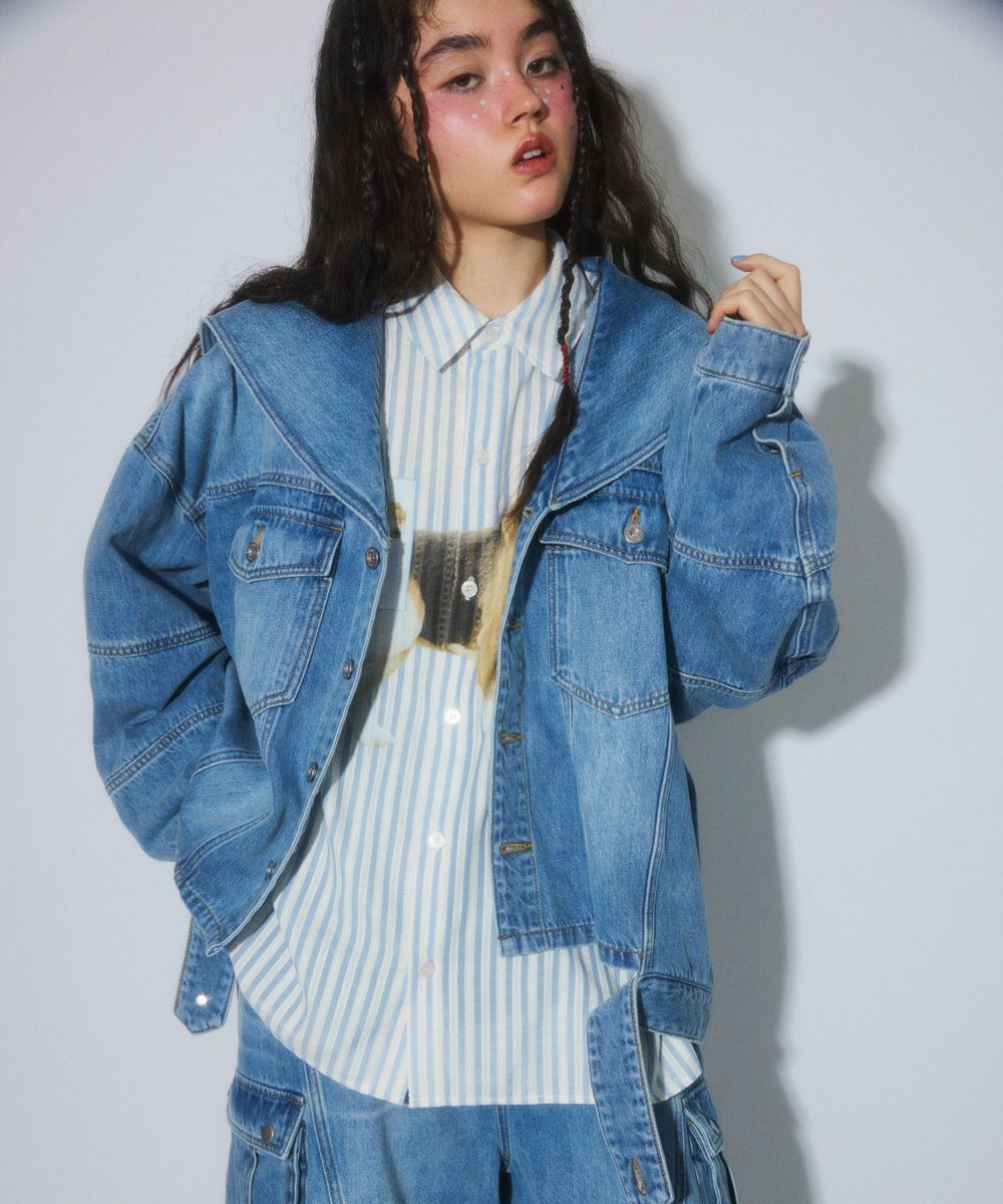 SAILOR DENIM JACKET | Candy Stripper（キャンディ ストリッパー
