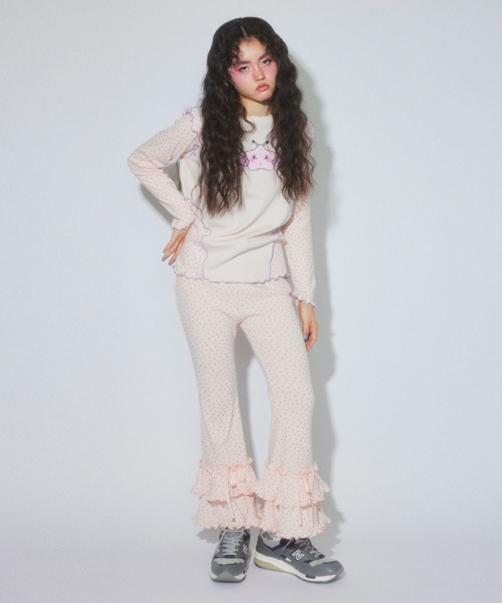GARDEN FLARE PANTS | Candy Stripper（キャンディ ストリッパー
