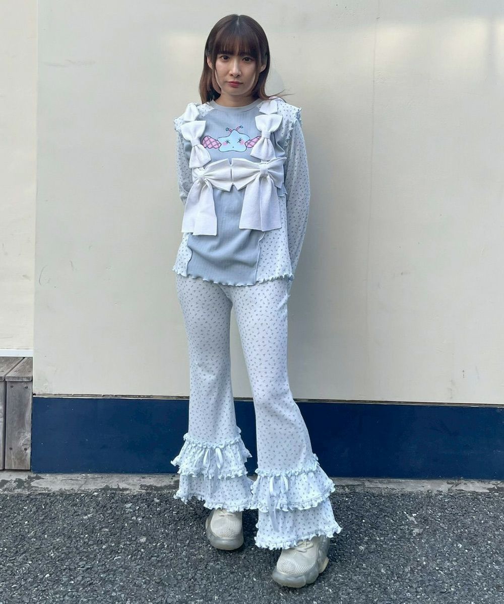 GARDEN FLARE PANTS | Candy Stripper（キャンディ ストリッパー