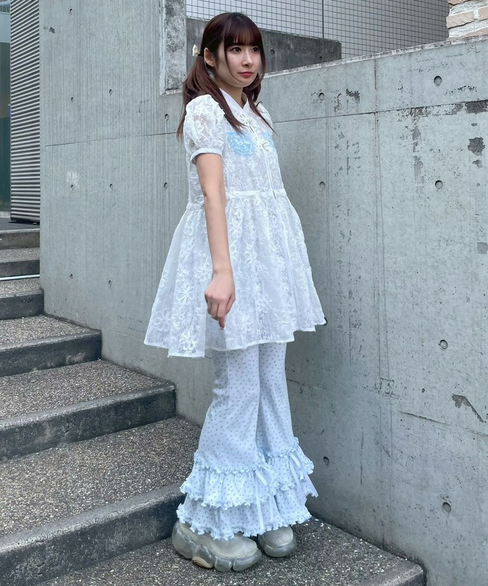 CANDY STRIPPER DECORATE RIBBON FLARE パンツ Candy Stripper（キャンディーストリッパー） パンツ DECORATE RIBBON