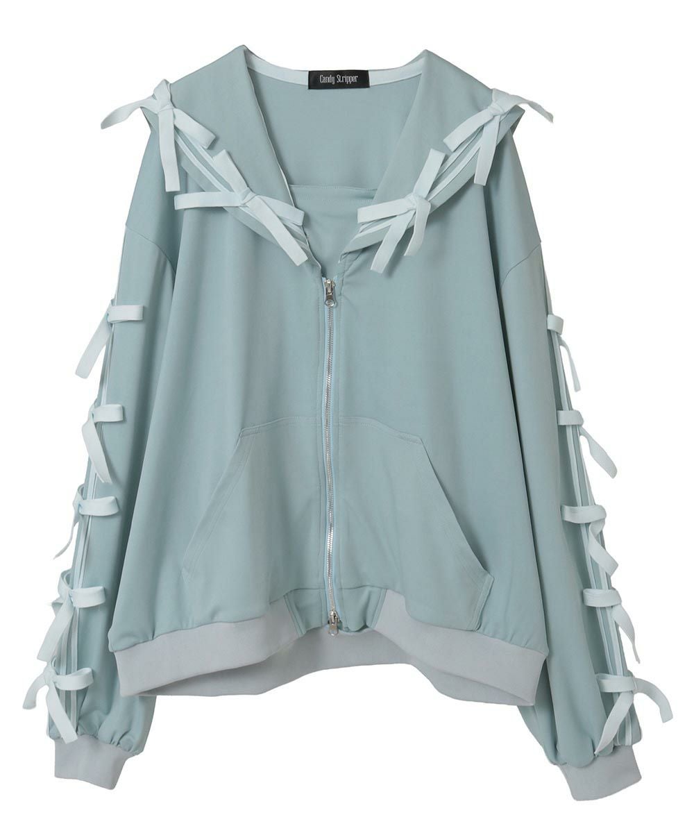 FULL OF RIBBON SAILOR JERSEY BLOUSON | Candy Stripper（キャンディ