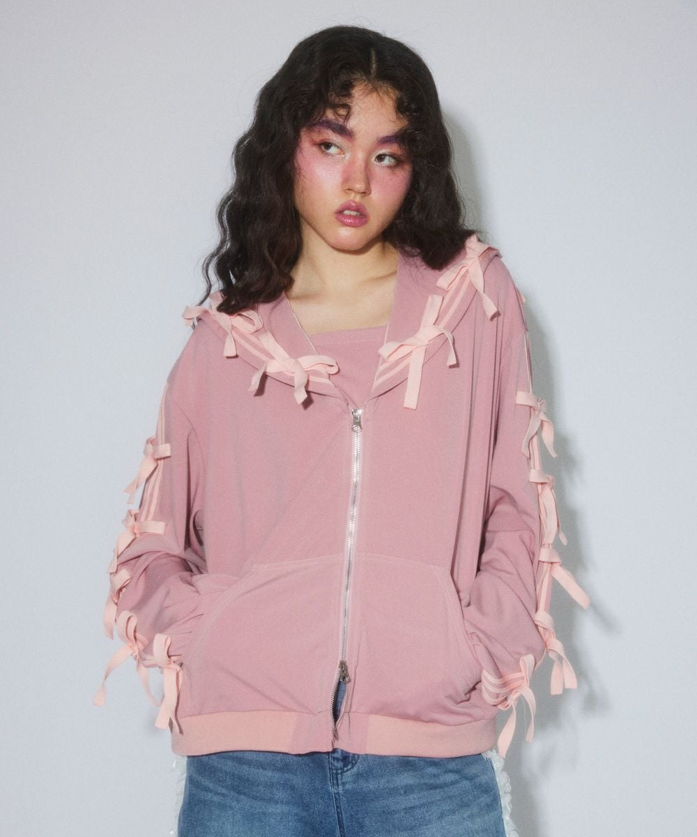 FULL OF RIBBON SAILOR JERSEY BLOUSON | Candy Stripper（キャンディ