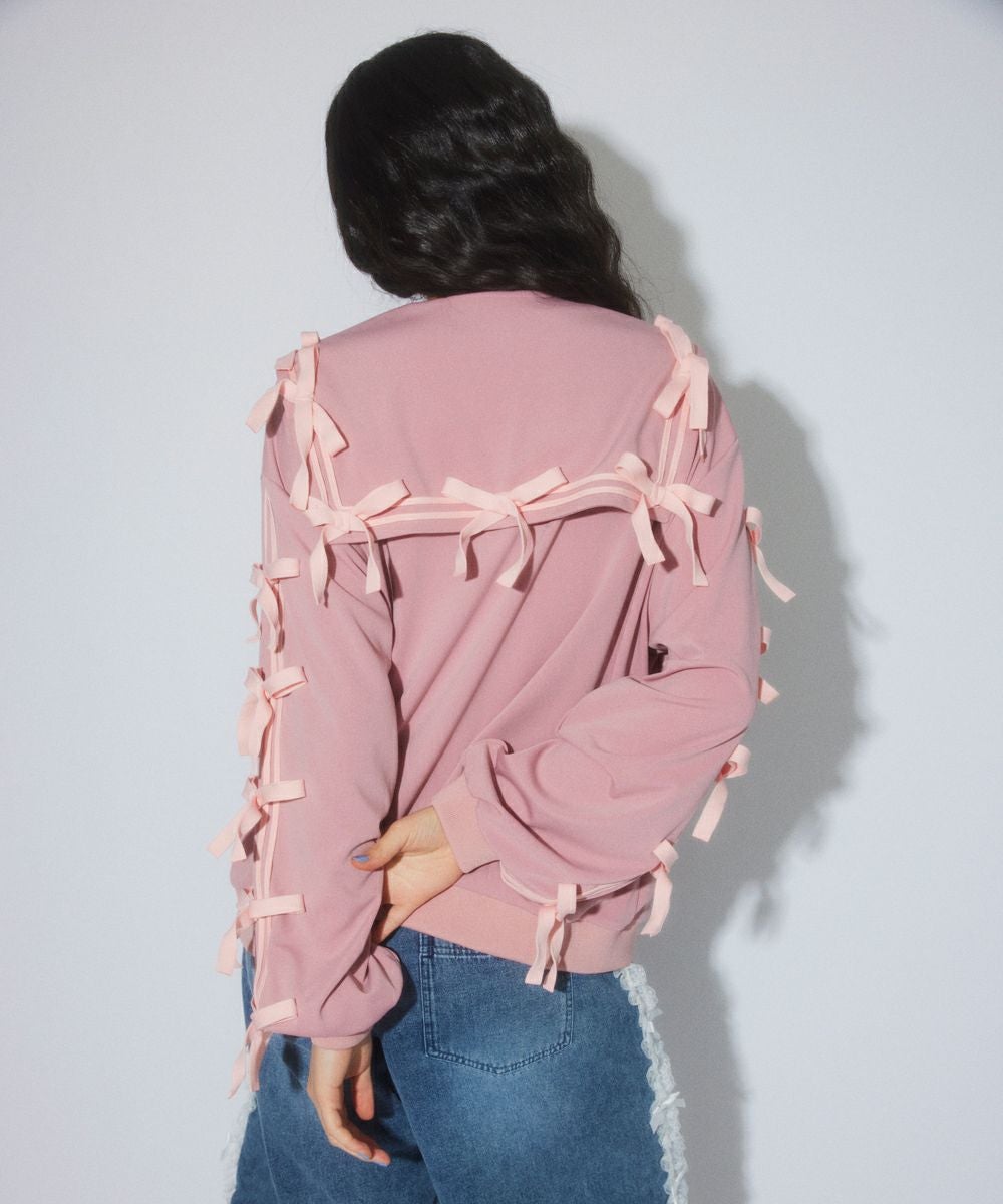 FULL OF RIBBON SAILOR JERSEY BLOUSON | Candy Stripper（キャンディ