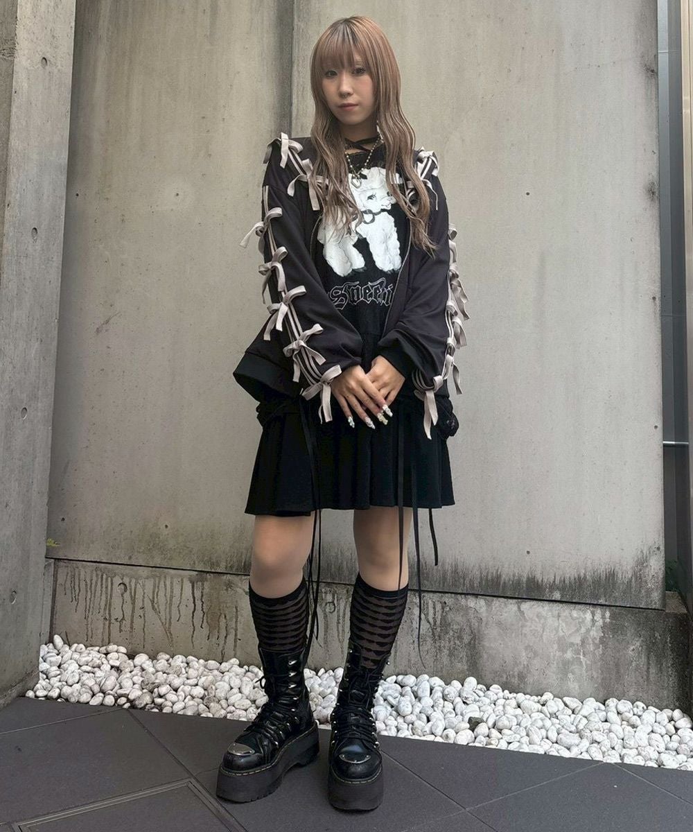 FULL OF RIBBON SAILOR JERSEY BLOUSON | Candy Stripper（キャンディ